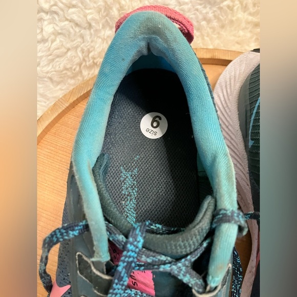 Nike Pegasus Trail 3 Women's Athletic Running Shoes Teal and Pink Size 9 - Picture 9 of 10